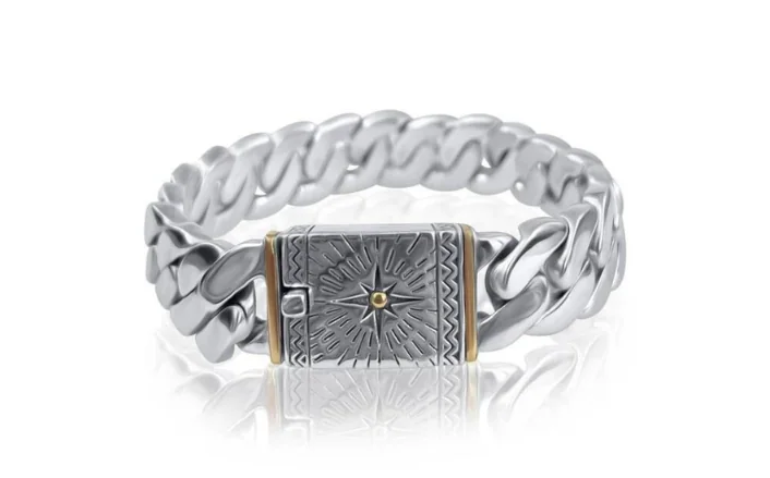 Compass Curb Bracelet